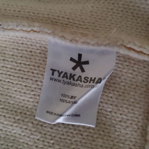 Tyakasha Streetwear Cardigan Sweater Size Medium - Picture 4 of 5